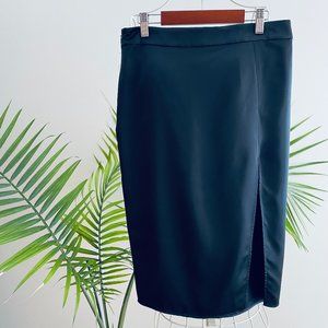 Babaton Aritzia Satin Midi Skirt - 10